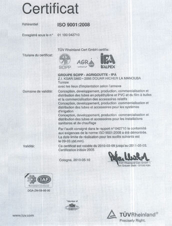 certification ISO 9001 version 2008